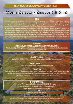 Monte Zaiavor Zajavor_Plakat-01